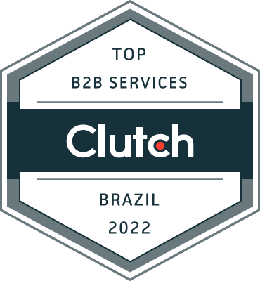 Prêmio Clutch empresa líder B2B Marketing e Estratégia