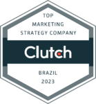 <strong>#1 Top Brazil Marketing Strategy Firms</strong> na plataforma internacional Clutch.co